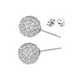 thumbnail image 3 of Aros De Plata Micro Circones Incrustados 10 mm, 3 of 7