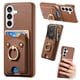 thumbnail image 1 of Funda FOXDOCK para Samsung Galaxy S26 Pro billetera, soporte ajustable y diseño seguro-marrón, 1 of 6