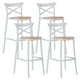 thumbnail image 1 of Pack 4 Taburetes Bar & Terraza Valentino 75 cm | Blanco | Exterior, 1 of 9