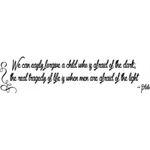 Rienda Libre Graphics - Decomural Afraid Of The Light Plato Ws-34322