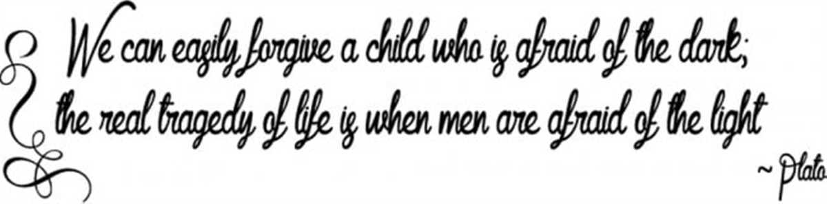 Rienda Libre Graphics - Decomural Afraid Of The Light Plato Ws-34322