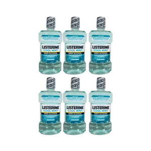 Pack 6 Enjuague Bucal Listerine 1L Cool Mint Protección Oral
