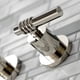 thumbnail image 2 of Grifo de pared para bañera Kingston Brass Milano, níquel pulido, 2 of 7