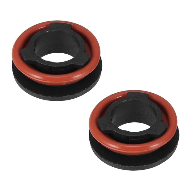 Unique Bargains 2 piezas de adaptador de base de faro LED H11, enchufes de bombilla, retenedor, soporte universal para automóvil, negro