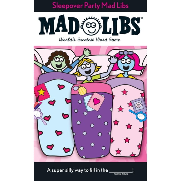 Book Sleepover Party Mad Libs, el mejor juego de palabras del mundo