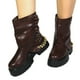 thumbnail image 3 of Bota Mujer Biker Tachas 18 Yassne Marron, 3 of 5