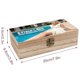 thumbnail image 2 of Un Lugar en el Sol Caja Organizadora de Madera Rústica - Caja Decorativa Multifuncional para Escritorio, Hogar, Oficina, Joyas y Manualidades, 2 of 6