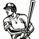 thumbnail image 1 of Decomural Baseball Batsman Sports WS-18634, 1 of 2