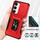 thumbnail image 4 of Funda Armada para Samsung Galaxy S24 Plus con Tapa Deslizante y Soporte Magnético Giratorio Rojo, 4 of 5