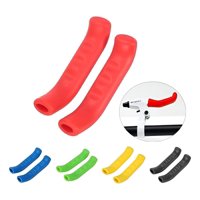 Genérica - Funda Cubre Manillas Freno Bicicleta Manetas Protector Rojo