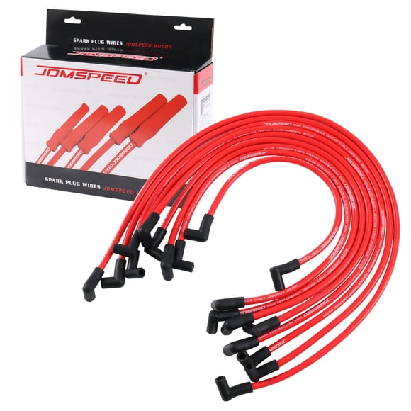 Juego de cables de bujía JDMSPEED de 10,5 mm para HEI SBC BBC 350 383 454