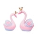 thumbnail image 3 of 2x Mini Figuras De Cisne De Pareja Adorno De Mesa Moderno Para El Escritorio Del Hogar Dormitorio Rosa, 3 of 3