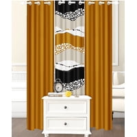 Todostore - Cortinas De Tela 3 Paños 97X220Cm