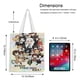 thumbnail image 5 of Bungou Stray Dogs Bolso de tela con estampado de lienzo para mujer, bolsa de compras reutilizable y estética, con cremallera interior, regalo para mujer,40*45cm., 5 of 6