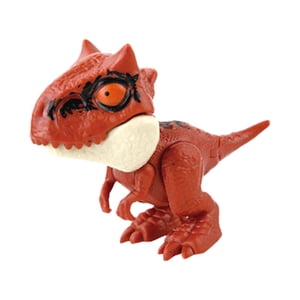 Bothyi - Juguete De Dinosaurio Con Dedos Mordedores Con Articulaciones Flexibles Figura De Acción Para Accesorios Niños Torosaurus Marrón