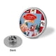 thumbnail image 3 of Rudolf el de la nariz roja-Theme Round Button Badge: Premium Metal Construction, Ideal for High-End Events 2.8 cm, 3 of 6