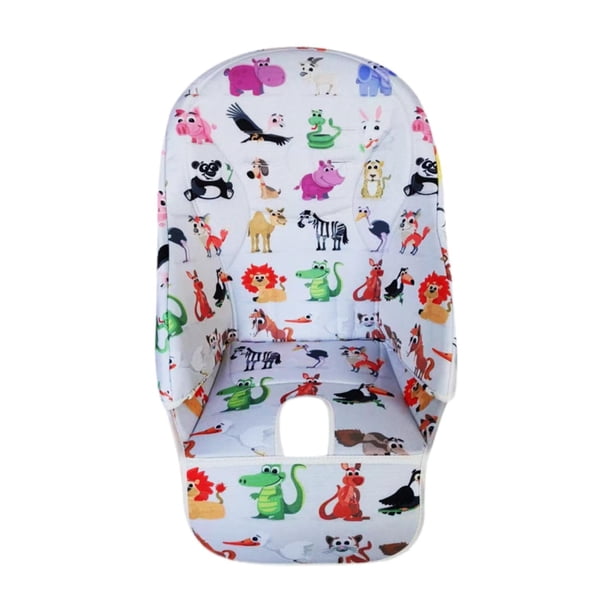 Funda para Silla de Comedor de Bebé, Protector de Silla Portátil de Tela Oxford, Alfombrilla para Silla de Comedor, Funda de Cojín Elevador para Niños Animal