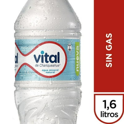 Agua Mineral Sin Gas Botella 1,6 L Vital
