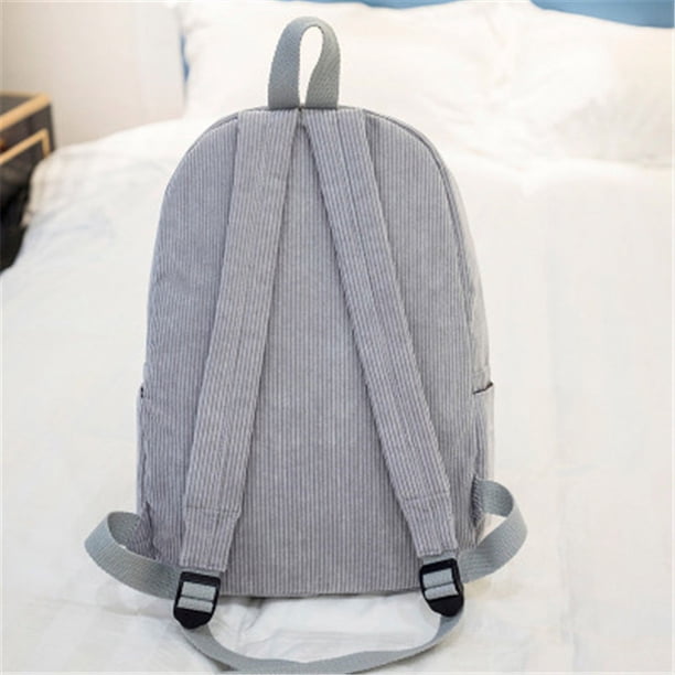 Fashion Wild Senior High School Students New Korean Personality Plush College Wind Shoulder Bag Solid Color Women's Backpack