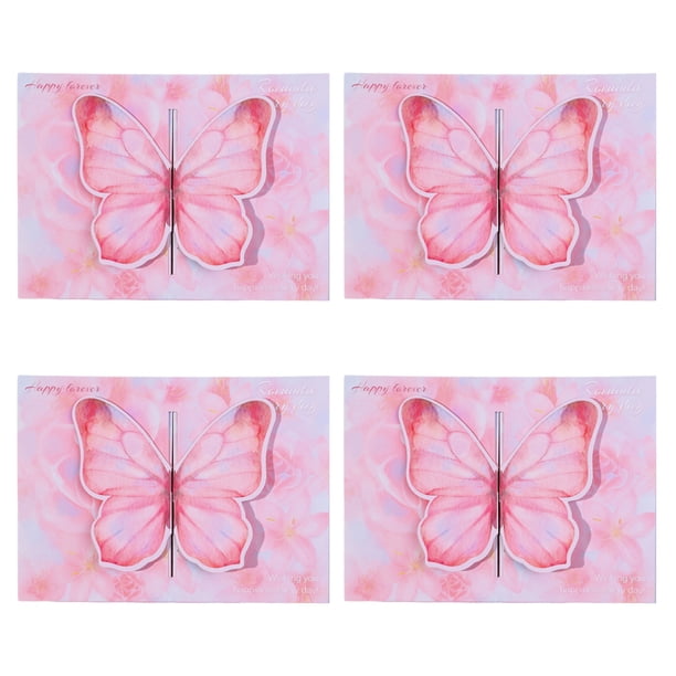 Tarjetas de felicitación de mariposa con sobres, tarjetas de notas en blanco, tarjetas para toda ocasión, cumpleaños, felicitaciones, bodas
