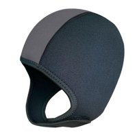 Ioensy - Capucha Para Buceo, Gorro De Neopreno De 3Mm, Capucha Para Traje De Neopreno Para Kayak, Canoa, Deportes Acuáticos, Negro Y Gris