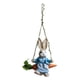 thumbnail image 4 of Colgante de conejo de Pascua, figura de simulación de animal, estatua decorativa colgante, decoración para regalo de cumpleaños, adorno para comedor y Femenino, 4 of 5
