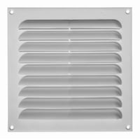 Celosía Ventilación Pvc Plana 20X20Cm Blanco 1Un Dvp