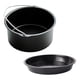 thumbnail image 3 of Molde Para Pasteles Herramientas Para Hornear Revestimiento De Acero Inoxidable Para Piezas De Freidora De Aire 3.5-5.8Qt 8 Pulgadas, 3 of 5