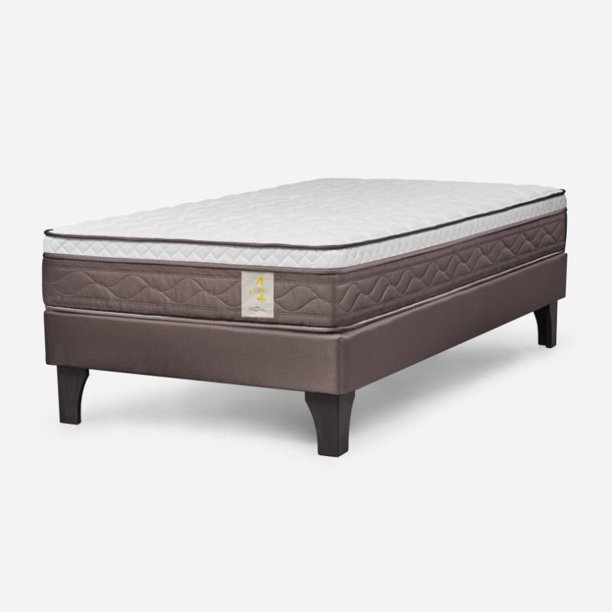 Cama Europea New Style 4 Plus 1.5 Plaza Base Normal