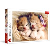 Rompecabezas Trefl Sleeping Kittens, 500 Piezas, 19 X 13 Cm