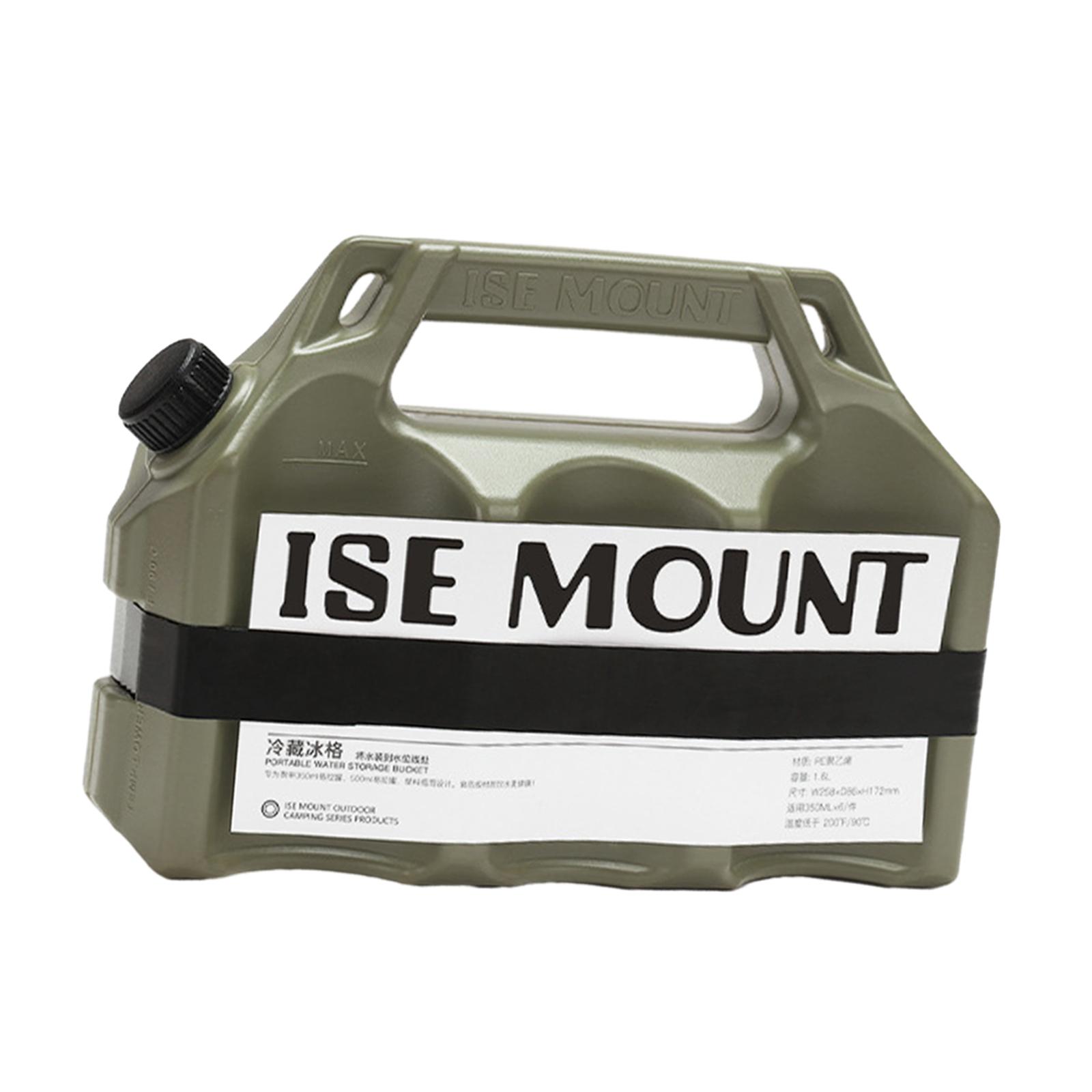 Magideal - Bloques De Paquetes De Hielo, Bloques De Congelador, Caja De Agua Fresca, Bloque Enfriador De Hielo Para Viajes, Senderismo, Actividades Al Aire Libre , Verde