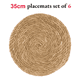 thumbnail image 2 of Set 6 individuales mantel fibra natural yute 35 CM, 2 of 3