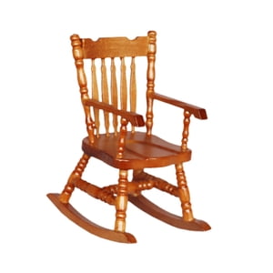 Magideal - Mecedora En Miniatura Para Casa De Muñecas 1:12, Modelo De Sillón Con Espalda Alta, Silla Para Jardín De Hadas, Micropaisaje, Construcción De Paisajes