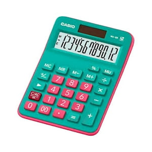 Calculadora Casio Tipo Mini Escritorio Mx-12B Verde
