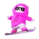 thumbnail image 3 of Adorno De Coche Con Diseño De Oso De Monopatín, Decoración Para Salpicadero De Coche, Color Rojo Rosa, 3 of 3