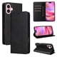 thumbnail image 5 of Funda Cartera para iPhone 16 con Ranuras Tarjetas y Soporte - Protección Completa Negro, 5 of 5