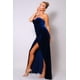 thumbnail image 2 of Vestido Maxi De Terciopelo Con Escote En Forma De Corazón Y Sin Tirantes, 2 of 5