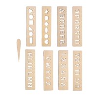 Magideal - Tablero De De De Escritura Ejercicios De Enseñanza Temprana Aprendizaje Tablero De Práctica Montessori Para Niños Niños Alfabeto