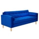 thumbnail image 2 of Sofa Retro 3CG Felpa 05 Azul Rey, 2 of 6