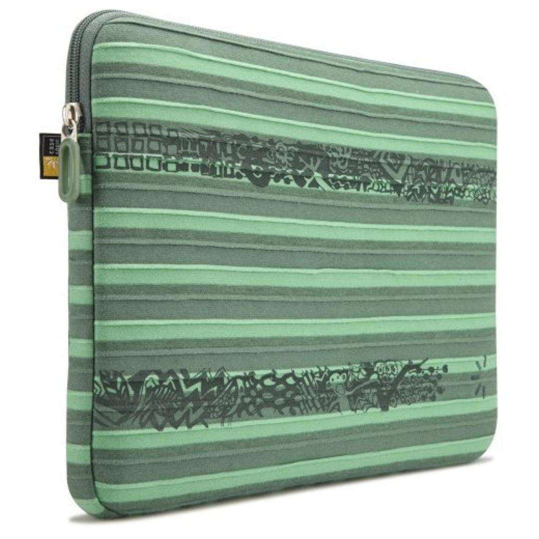 Case Logic - Funda Rayas Notebook 13" Verde