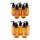 thumbnail image 1 of 10 piezas vacías de champú lociones contenedores recargables lavado corporal botellas 100 / 200ml, 1 of 5