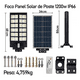 thumbnail image 2 of 2 Foco Poste Solar Led 1200w Ip67 Exterior Alta Potencia Cr, 2 of 5