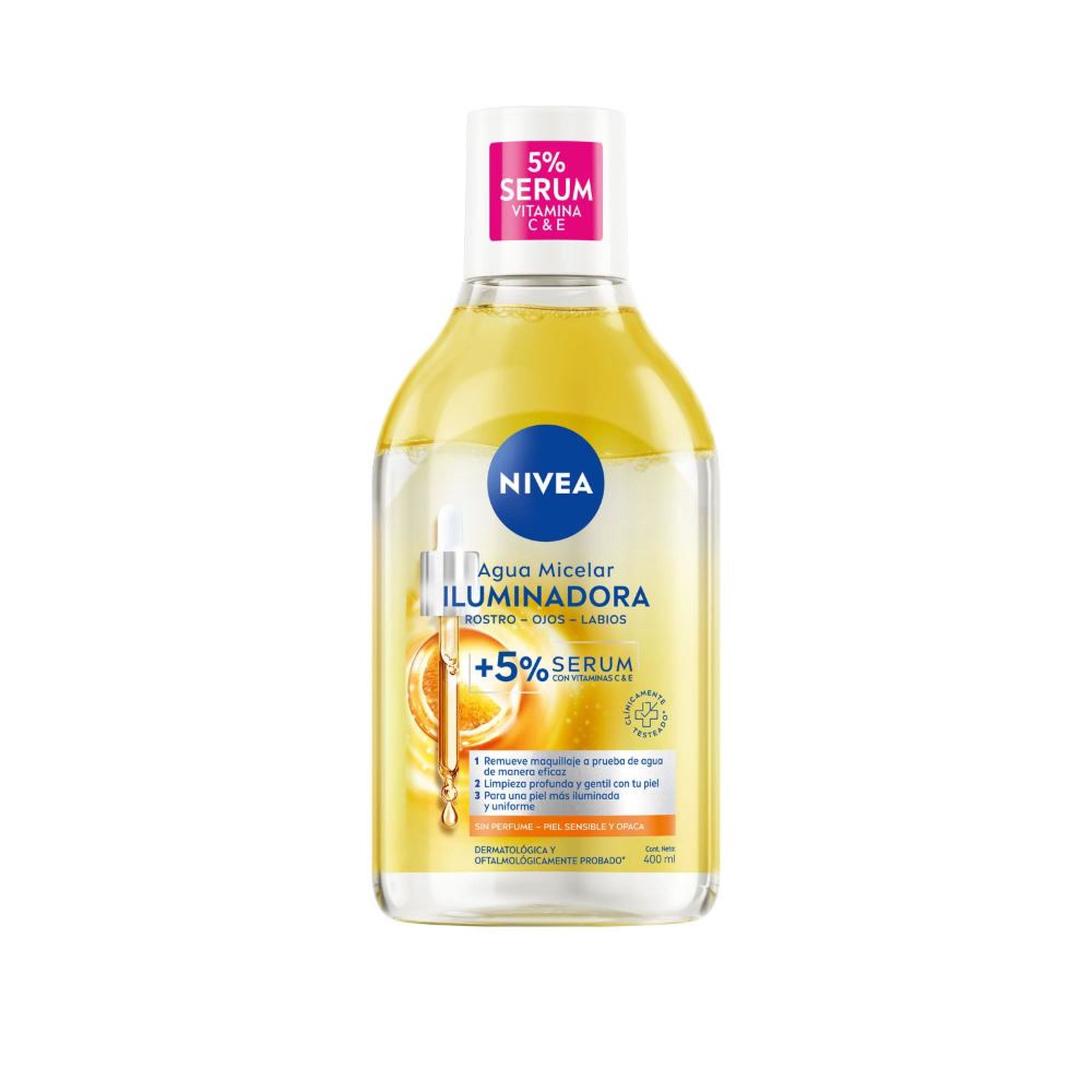 Agua Micelar Nivea Bifásica Iluminadora