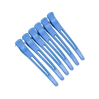 Ioensy - 6 Pasadores De Pelo De Cocodrilo Para Secar El Cabello, Extensiones De Cabello Para Mujeres Y Hombres, Color Azul