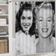 thumbnail image 5 of Marilyn Monroe-theme 4-Piece Shower Curtain Set with Rugs, Waterproof Bathroom Decor Set Includes Bath Mat, U-Shaped Rug, Toilet Lid Cover and Curtain with Hooks, 5 of 6