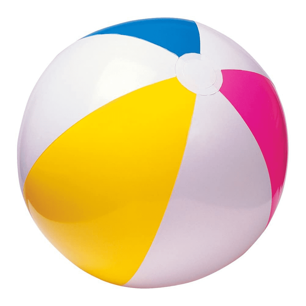 Pelota Inflable Intex Colores Brillantes 61 Cm Glossy Panel Ball