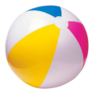 Pelota Inflable Intex Colores Brillantes 61 Cm Glossy Panel Ball