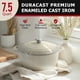 thumbnail image 2 of Horno holandés MUELLER HOME de hierro fundido esmaltado de 7.5 L, color blanco ostra, 2 of 7