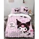 thumbnail image 1 of Cartoo-n Bunn-y 3-Piece Bed- Set Warm- and- Comfort Kawaii Bedd-ing Set C-ute Soft Microfib-er Bedc-loths for -Boys Girls Kids -Twin, 1 of 5