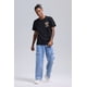 thumbnail image 4 of Jeans Hombre Cargo Con Cierre Azul Claro, 4 of 4